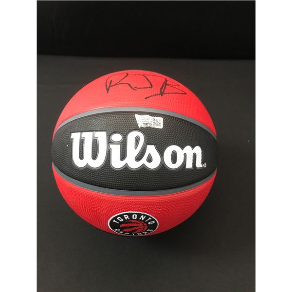 R.J BARRETT SIGNED BASTKETBALL - ACE COA