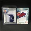 Image 1 : LOT OF 2 HOCKEY JUMBO PATCH TRADING CARDS