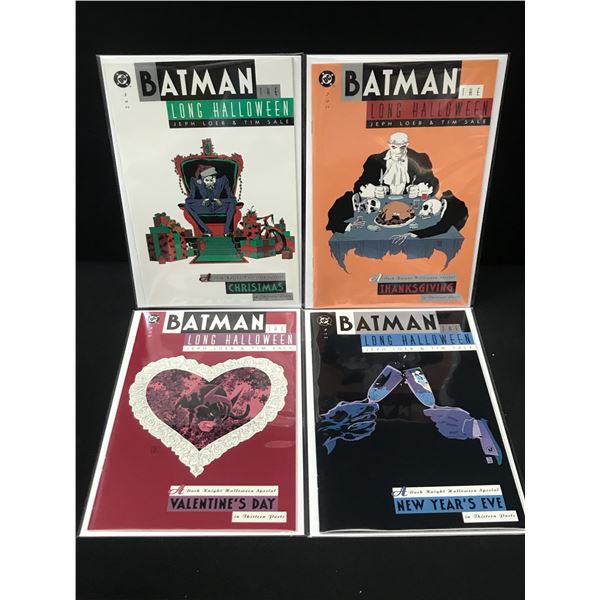 LOT OF 4 BATMAN THE LONG HALLOWEEN COMICS #2-5 - DC COMICS