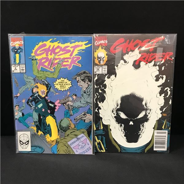 LOT FO 2 GHOST RIDER COMICS - MARVEL COMICS