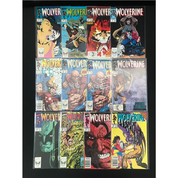 LOT OF 12 WOLVERINE COMICS - MARVEL COMICS