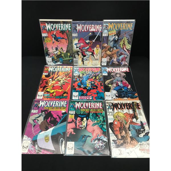 LOT OF 9 WOLVERINE COMICS - MARVEL COMICS
