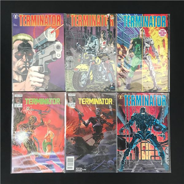 LOT OF 6 TERMINATOR COMICS - DARK HORSE COMICS
