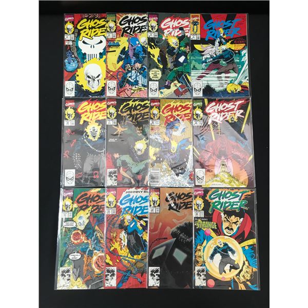 LOT OF 12 GHOST RIDER COMICS - MARVEL COMICS