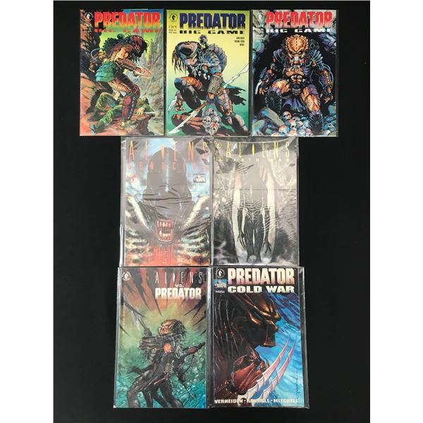 LOT OF 7 PREDATOR COMICS - DARK HORSE COMICS