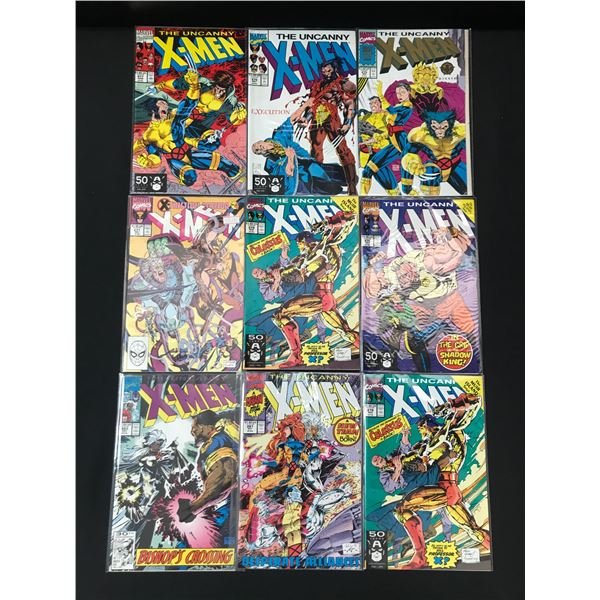 LOT OF 9 X-MEN COMICS - MARVEL COMICS