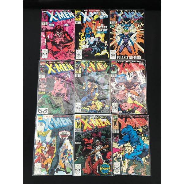 LOT OF 9 X-MEN COMICS - MARVEL COMICS