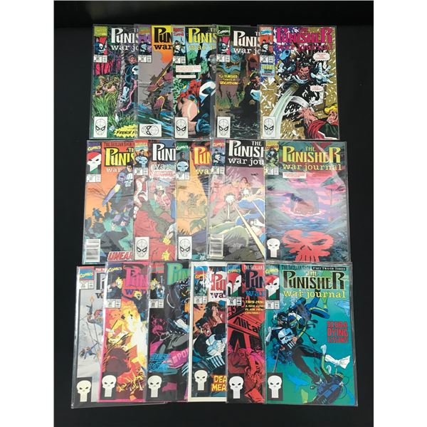 LOT OF PUNISHER WAR JOURNAL COMICS #16-31 - MARVEL COMICS
