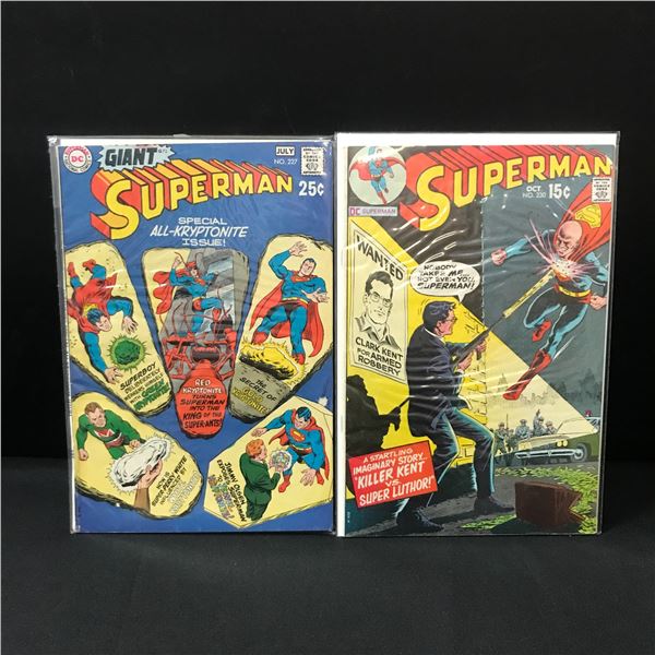 LOT OF 2 SUPERMAN COMICS #227 & #230 - DC COMICS