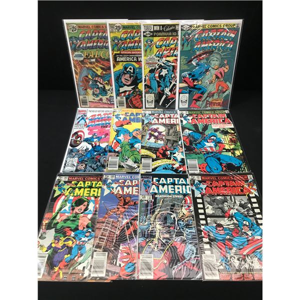 LOT OF 12 CAPTAIN AMERICA COMICS - MARVEL COMICS