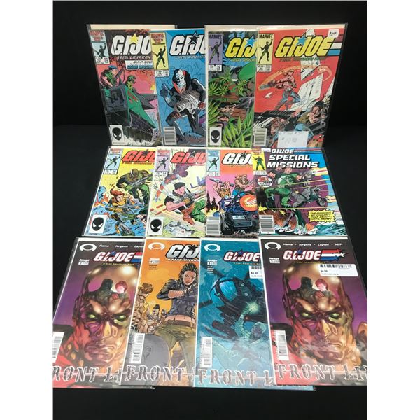 LOT OF 12 G.I.JOE COMICS - MARVEL COMICS