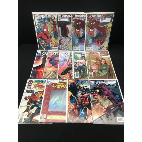LOT OF 14 COMICS FEATURING SPIDER-MAN - MARVEL COMICS