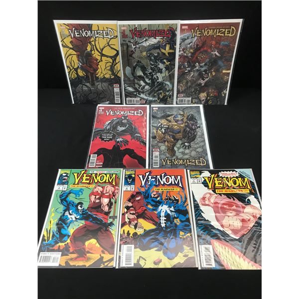 LOT OF 8 COMICS FEATURING VENOM - MARVEL COMICS