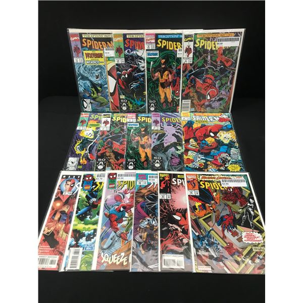 LOT OF 15 COMICS FEATURING SPIDER-MAN - MARVEL COMICS