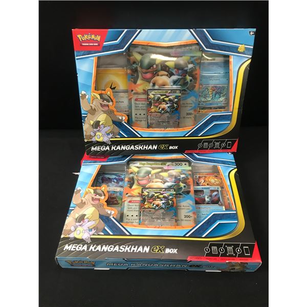 LOT OF 2 POKEMON TCG MEGA KANGASKHAN EX BOXES - BULK