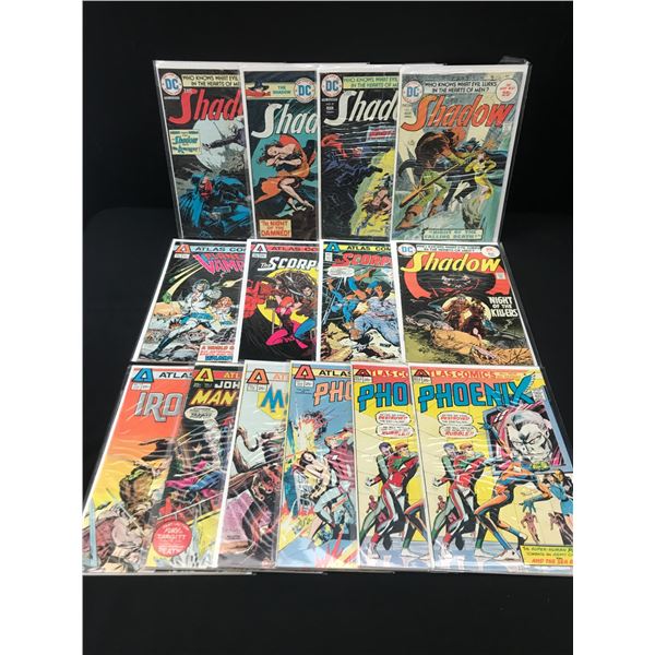 LOT OF 14 MIXED TITLE COMICS - DC AND ATLAS