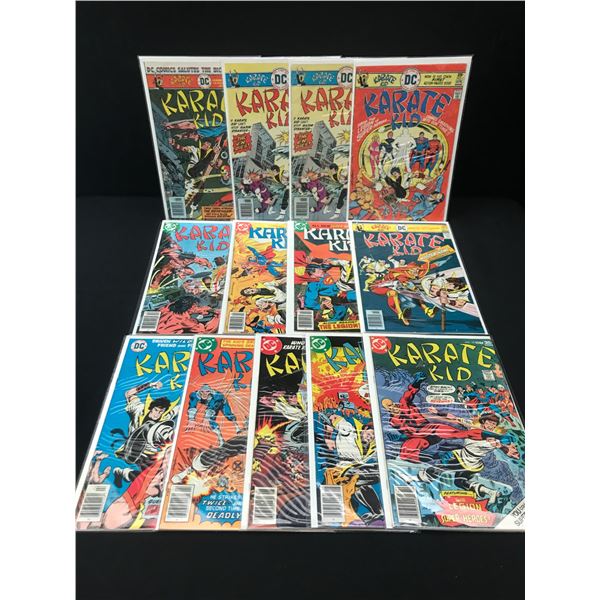 LOT OF 13 KARATE KID COMICS INCLUDING #1 - DC COMICS