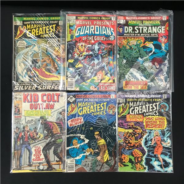 LOT OF 6 MIXED TITLE COMICS - MARVEL COMICS