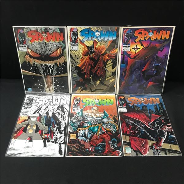 LOT OF 6 SPAWN COMICS - IMAGE COMICS
