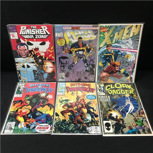 LOT OF 6 MIXED TITLE COMICS - MARVEL COMICS