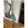 Image 4 : Pair of Metal Crane Garden statues-63"x15"