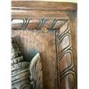 Image 7 : Large hand carved solid wood elephant right facing and royal Procession Wall Art, H78" x W34"