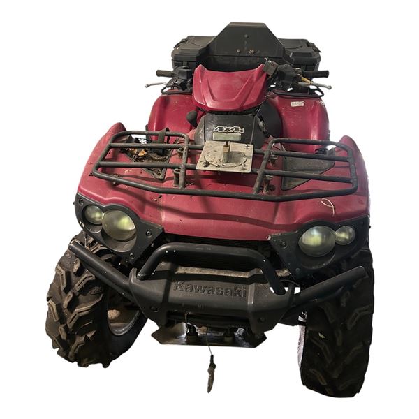 Kawasaki Brute Force VTWIN 650 4x4 ATV with Rear Cargo Box