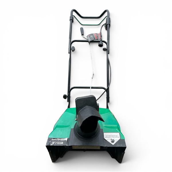 Electric snow blower-18"/13.5A