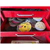 Image 3 : Red Rolling Tool with multiple drawers & asorted contents