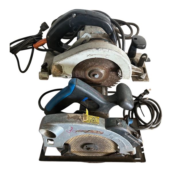 Group of 2 -Electri Power Circular Saws
