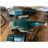 Image 3 : Group of 3 -Makita belt sander, polisher and Trimmer