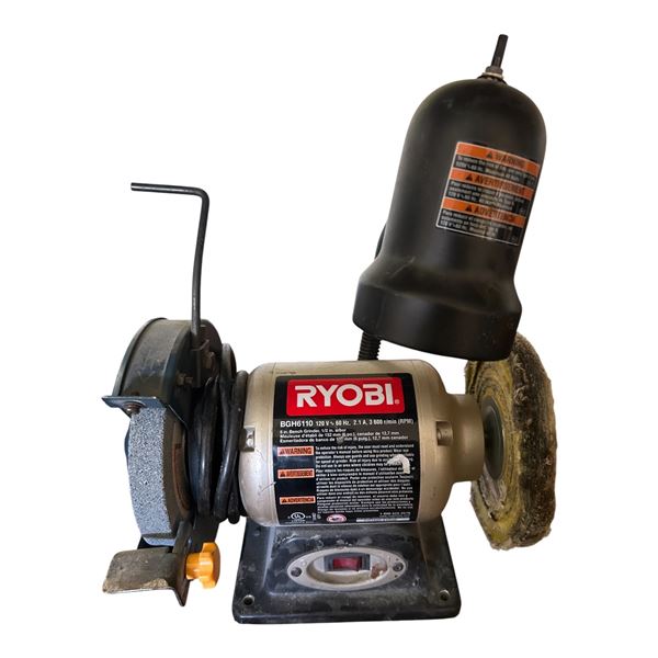 RYOBI 6" Bench Grinder -Model BGH6110