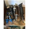Image 2 : Groups of assorted automotive suspension- shocks,coilovers & springs