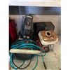 Image 2 : Group of 2- Husky portable air compressor & Honda GX340 11Hp Gas Engine