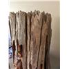 Image 6 : Large hand carved elephant sculpture from natural tree trunk-58"