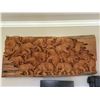 Image 2 : Large decorative hand carved elephant wall panel-64"X26"