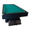 Image 1 : Pool Table with Cue rack, cues and ball (Missing on black ball)- 100'x55"