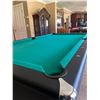 Image 4 : Pool Table with Cue rack, cues and ball (Missing on black ball)- 100'x55"