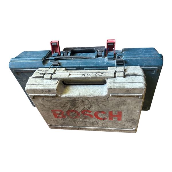 Group of 2-Bosh 1821D angle grinder & 1584VS Jigsaw with cases