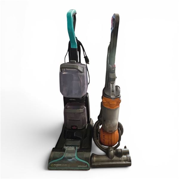 Group of 2-Dyson DC29 Vaccum & Bissell Power Clean carpet cleaner