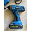 Image 2 : Group of 3- Mastercraft Electric JIgsaws & Cordless impact drill with a battery