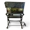 Image 1 : Aquarium Fish Tank with Metal Stand,hood & Decorative's