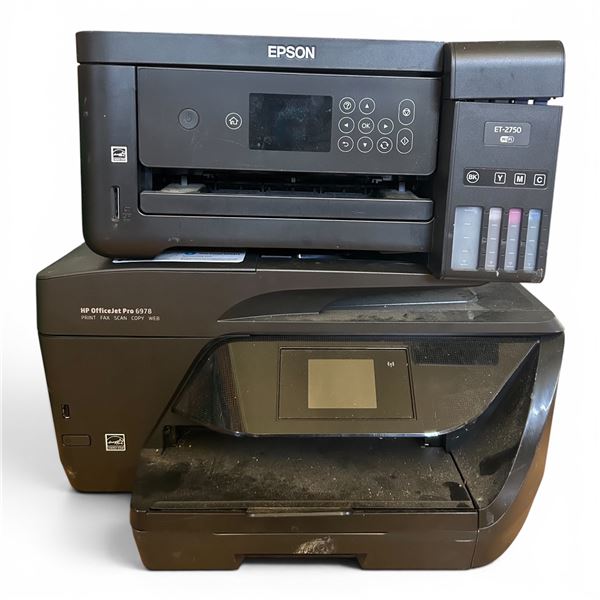 Group of 2 - HP Office Jet Pro & Epson EcoTank