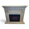 Image 1 : Coleman Electric fireplace with white Cabinet