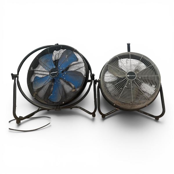 Group of 2-Mastercraft & Utilitech High Velocity floor fas.