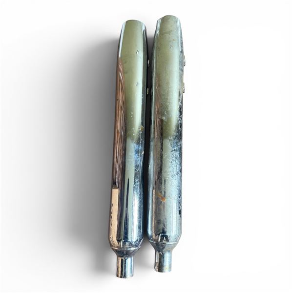 Pair of Harley-Davidson OEM Exhaust Mufflers 65539-95