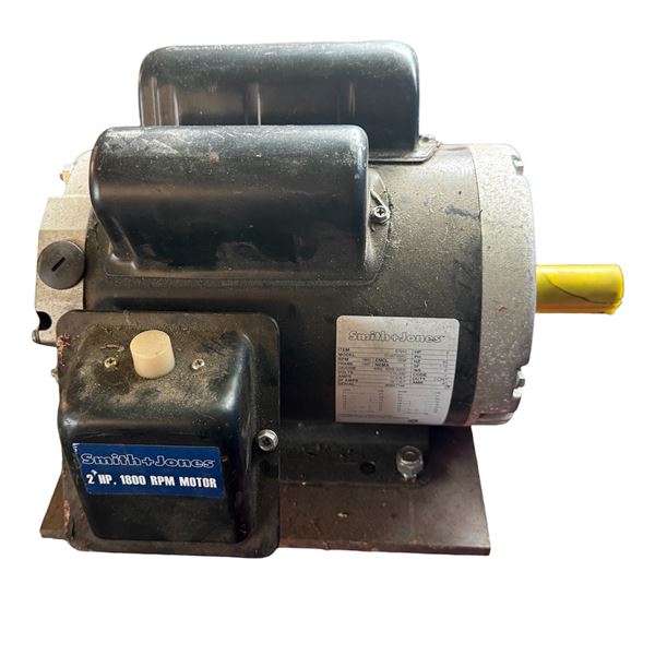 Smith and Jones 2 HP 1800 RPM Electric Motor
