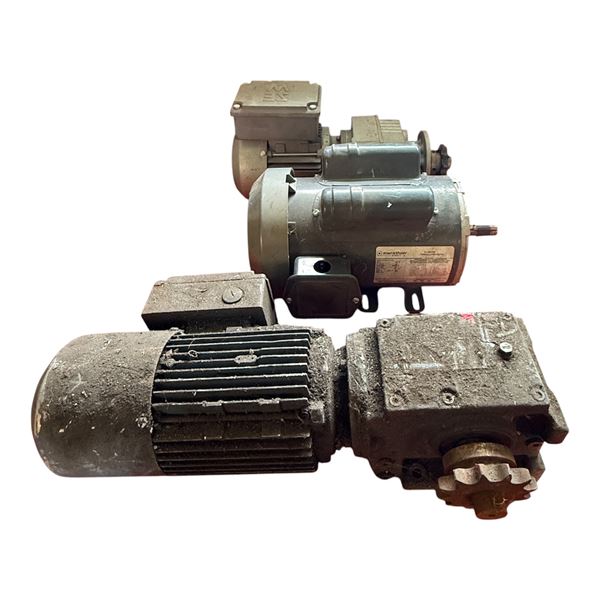 3-Pcs - Marathon Electric and Industrial Gear Motors