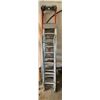 Image 1 : 2 Aluminum Folding Ladders (72" & 94"), 1 Ladder