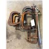 Image 2 : Assortment of Vintage Steel C-Clamps and Bar Clamps